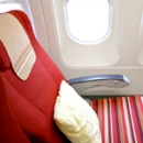 First-class airplane seat