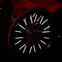 Wheels On Fire Wheelchair Reflectors