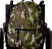 Camo Slice Wheelchair Backpack