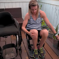 portable wheelchair aisle chair